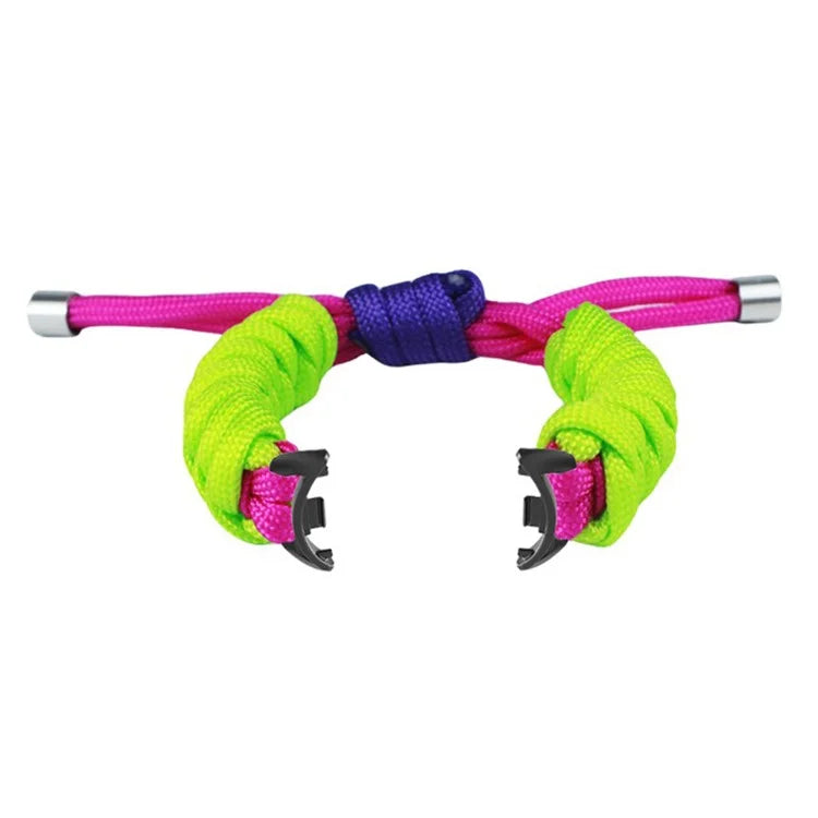 For Xiaomi Smart Band 8 / Smart Band 8 NFC Watch Band Contrast Color Braided Rope Bracelet