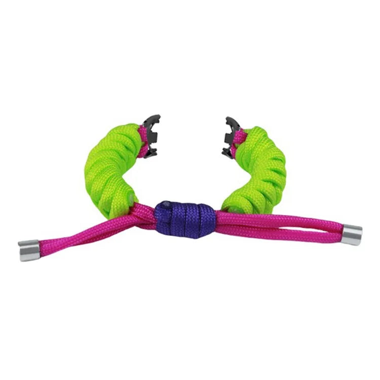 For Xiaomi Smart Band 8 / Smart Band 8 NFC Watch Band Contrast Color Braided Rope Bracelet