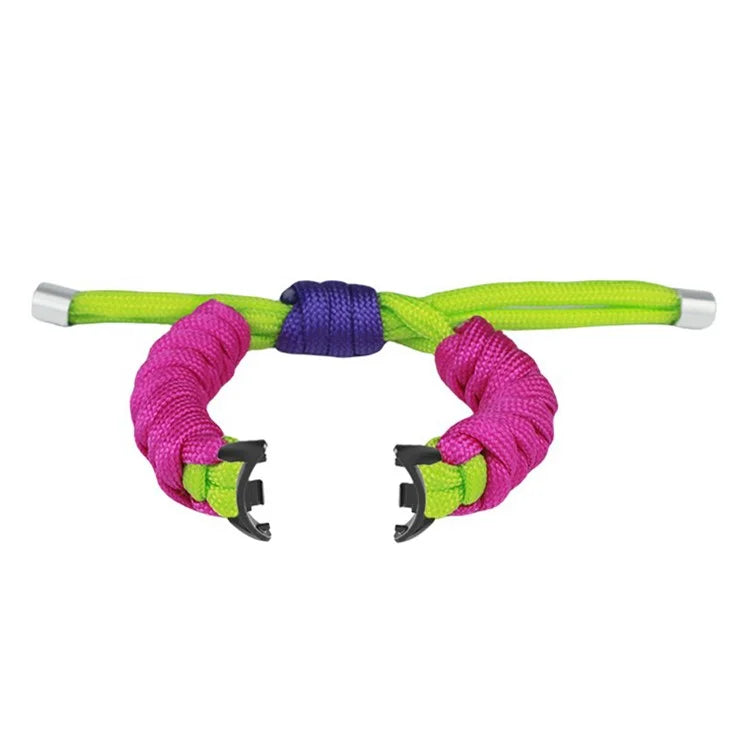 For Xiaomi Smart Band 8 / Smart Band 8 NFC Watch Band Contrast Color Braided Rope Bracelet