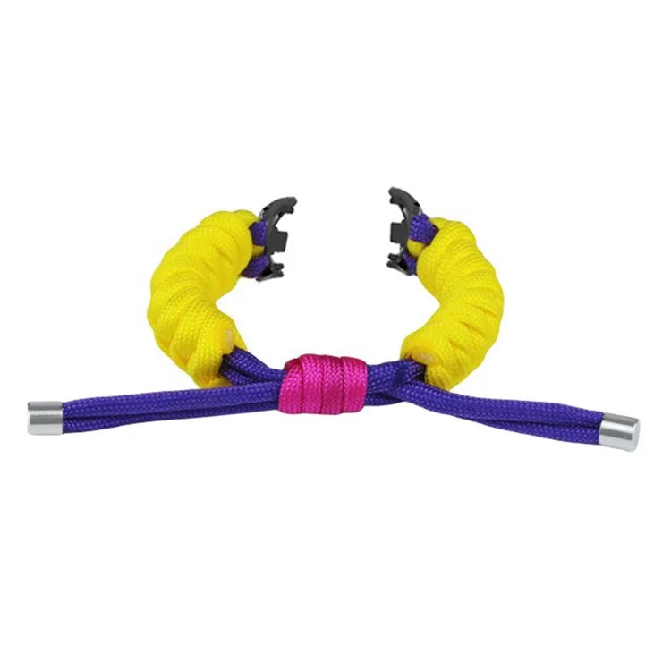 For Xiaomi Smart Band 8 / Smart Band 8 NFC Watch Band Contrast Color Braided Rope Bracelet