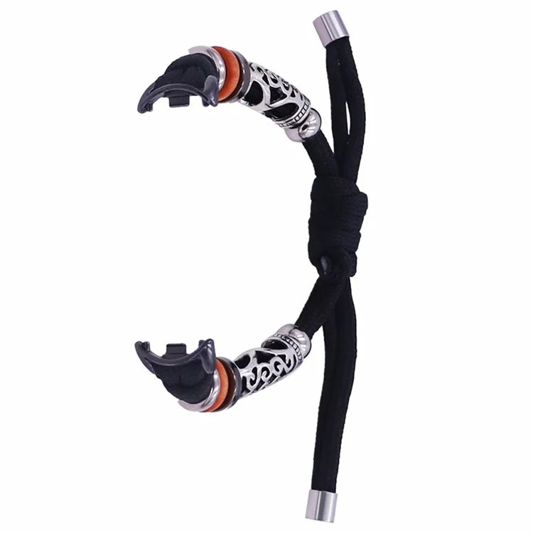For Xiaomi Smart Band 8 Beads Braided Watch Strap Adjustable Wrist Band Bracelet