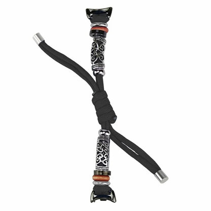 For Xiaomi Smart Band 8 Beads Braided Watch Strap Adjustable Wrist Band Bracelet