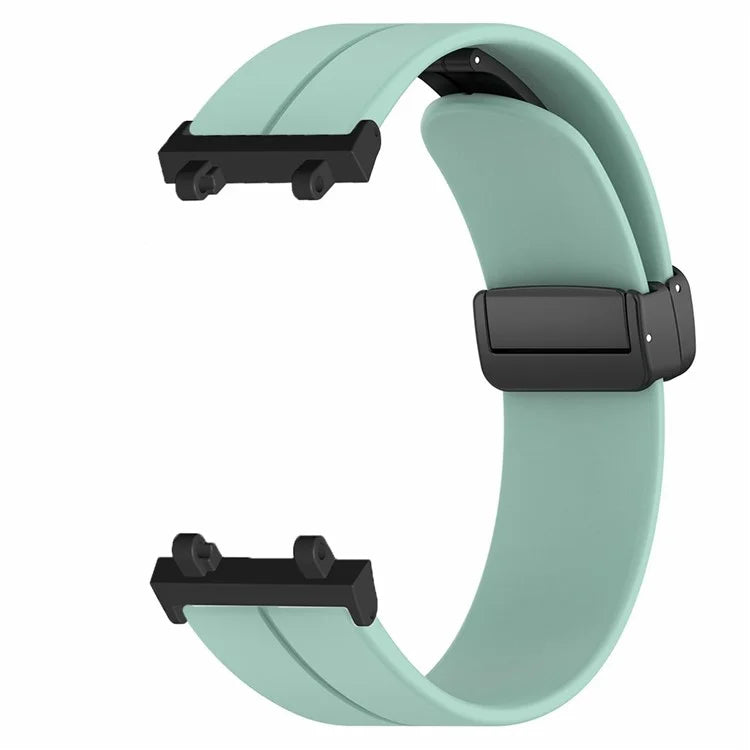 For Huami Amazfit T-Rex 2 Silicone Watch Band Magnetic Folding Buckle Wrist Strap