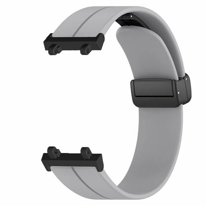 For Huami Amazfit T-Rex 2 Silicone Watch Band Magnetic Folding Buckle Wrist Strap
