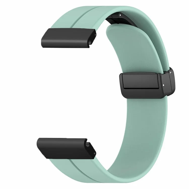 For Garmin Fenix 7X / 6X / 5X Watch Strap Magnetic Buckle Silicone Band with 26mm PC Connector