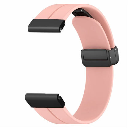 For Garmin Fenix 7X / 6X / 5X Watch Strap Magnetic Buckle Silicone Band with 26mm PC Connector
