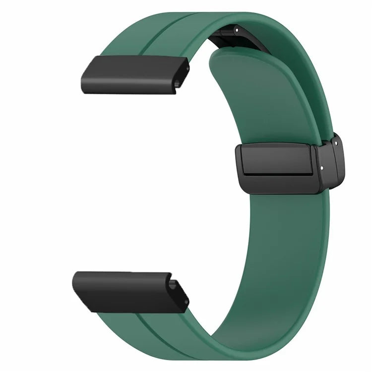 For Garmin Fenix 7X / 6X / 5X Watch Strap Magnetic Buckle Silicone Band with 26mm PC Connector
