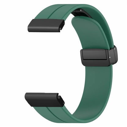 For Garmin Fenix 7X / 6X / 5X Watch Strap Magnetic Buckle Silicone Band with 26mm PC Connector