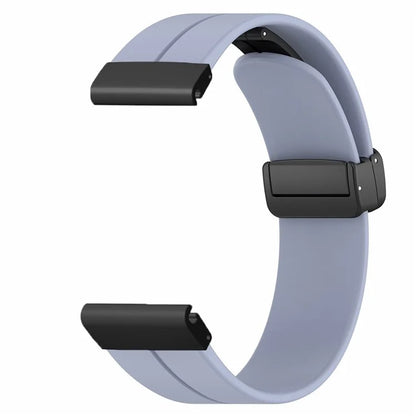 For Garmin Fenix 7X / 6X / 5X Watch Strap Magnetic Buckle Silicone Band with 26mm PC Connector