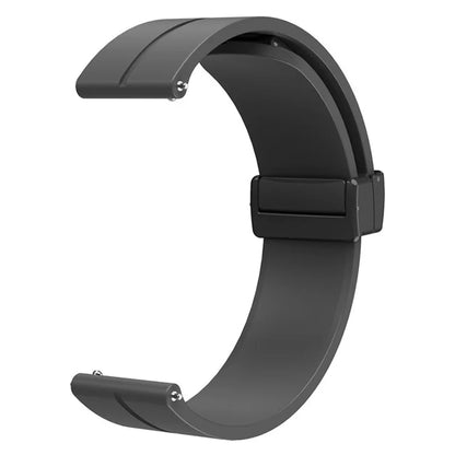 For Huami Amazfit GTR Mini / GTS 4 / 3 / 2 / Bip 3 Watch Band Magnetic Folding Buckle 20mm Silicone Strap
