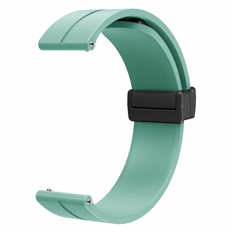 For Huami Amazfit GTR Mini / GTS 4 / 3 / 2 / Bip 3 Watch Band Magnetic Folding Buckle 20mm Silicone Strap