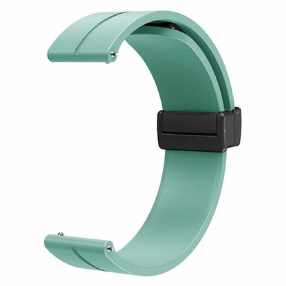 For Huami Amazfit GTR Mini / GTS 4 / 3 / 2 / Bip 3 Watch Band Magnetic Folding Buckle 20mm Silicone Strap