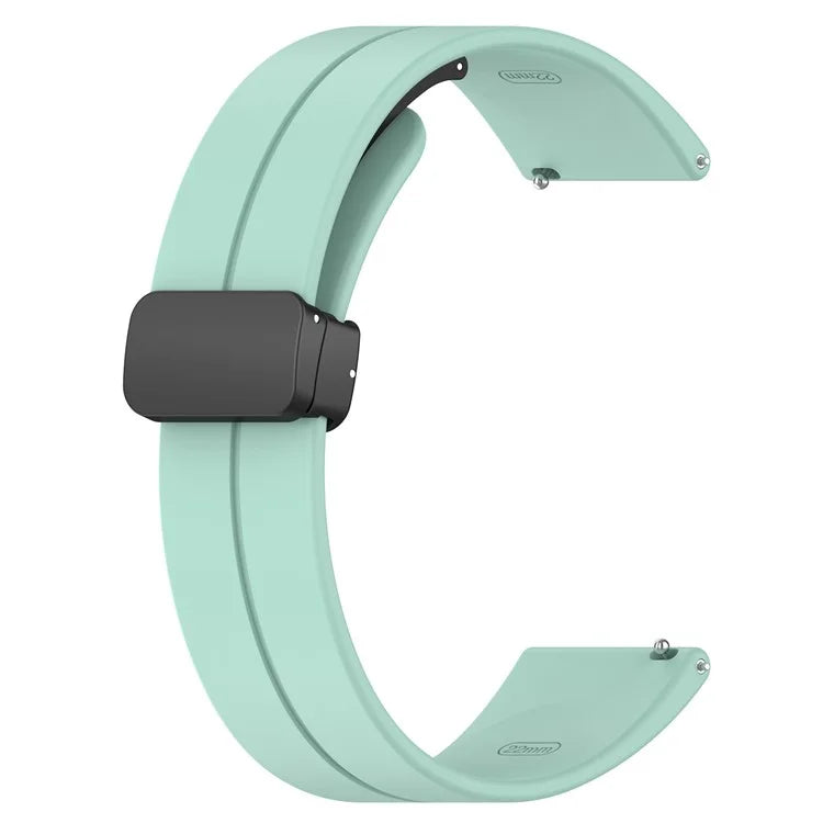 For Huami Amazfit GTR Mini / GTS 4 / 3 / 2 / Bip 3 Watch Band Magnetic Folding Buckle 20mm Silicone Strap