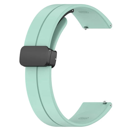 For Huami Amazfit GTR Mini / GTS 4 / 3 / 2 / Bip 3 Watch Band Magnetic Folding Buckle 20mm Silicone Strap