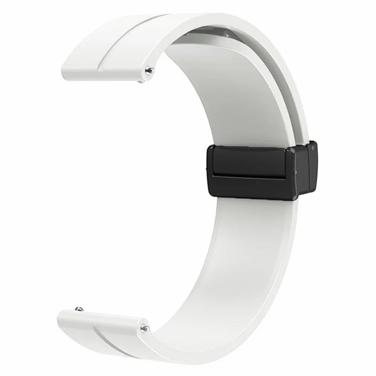 For Huami Amazfit GTR Mini / GTS 4 / 3 / 2 / Bip 3 Watch Band Magnetic Folding Buckle 20mm Silicone Strap