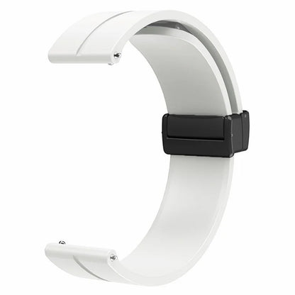 For Huami Amazfit GTR Mini / GTS 4 / 3 / 2 / Bip 3 Watch Band Magnetic Folding Buckle 20mm Silicone Strap