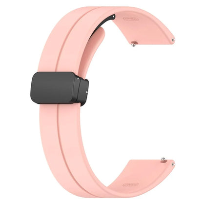 For Huami Amazfit GTR Mini / GTS 4 / 3 / 2 / Bip 3 Watch Band Magnetic Folding Buckle 20mm Silicone Strap