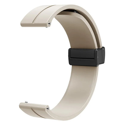 For Huami Amazfit GTR Mini / GTS 4 / 3 / 2 / Bip 3 Watch Band Magnetic Folding Buckle 20mm Silicone Strap