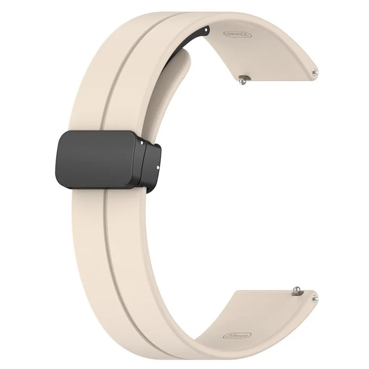 For Huami Amazfit GTR Mini / GTS 4 / 3 / 2 / Bip 3 Watch Band Magnetic Folding Buckle 20mm Silicone Strap