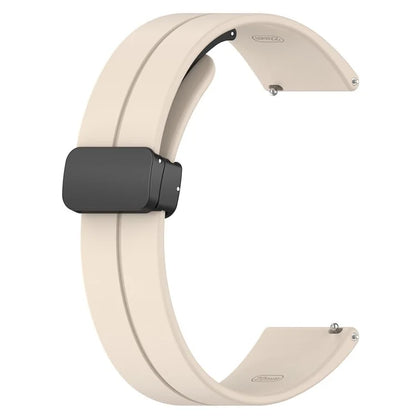 For Huami Amazfit GTR Mini / GTS 4 / 3 / 2 / Bip 3 Watch Band Magnetic Folding Buckle 20mm Silicone Strap