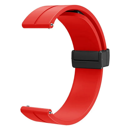 For Huami Amazfit GTR Mini / GTS 4 / 3 / 2 / Bip 3 Watch Band Magnetic Folding Buckle 20mm Silicone Strap
