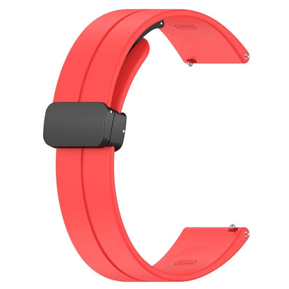 For Huami Amazfit GTR Mini / GTS 4 / 3 / 2 / Bip 3 Watch Band Magnetic Folding Buckle 20mm Silicone Strap