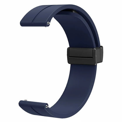 For Huami Amazfit GTR Mini / GTS 4 / 3 / 2 / Bip 3 Watch Band Magnetic Folding Buckle 20mm Silicone Strap