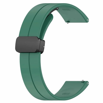For Huami Amazfit GTR Mini / GTS 4 / 3 / 2 / Bip 3 Watch Band Magnetic Folding Buckle 20mm Silicone Strap