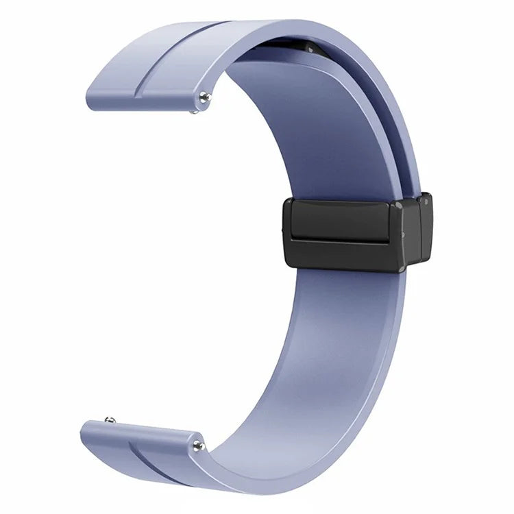 For Huami Amazfit GTR Mini / GTS 4 / 3 / 2 / Bip 3 Watch Band Magnetic Folding Buckle 20mm Silicone Strap