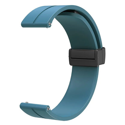 For Huami Amazfit GTR Mini / GTS 4 / 3 / 2 / Bip 3 Watch Band Magnetic Folding Buckle 20mm Silicone Strap