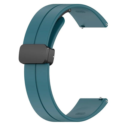 For Huami Amazfit GTR Mini / GTS 4 / 3 / 2 / Bip 3 Watch Band Magnetic Folding Buckle 20mm Silicone Strap