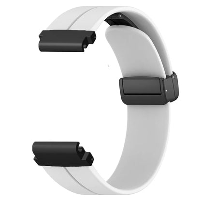 For Garmin Fenix 7 / 6 / 5 / Huami Amazfit Falcon Silicone Watch Band Magnetic Buckle Strap with 22mm PC Connector