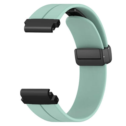 For Garmin Fenix 7 / 6 / 5 / Huami Amazfit Falcon Silicone Watch Band Magnetic Buckle Strap with 22mm PC Connector