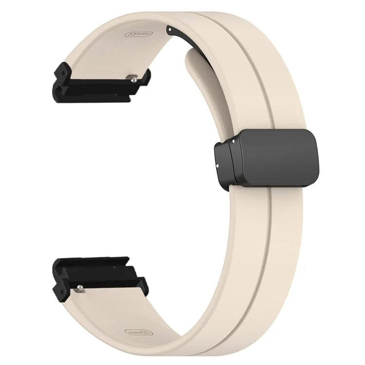 For Garmin Fenix 7 / 6 / 5 / Huami Amazfit Falcon Silicone Watch Band Magnetic Buckle Strap with 22mm PC Connector