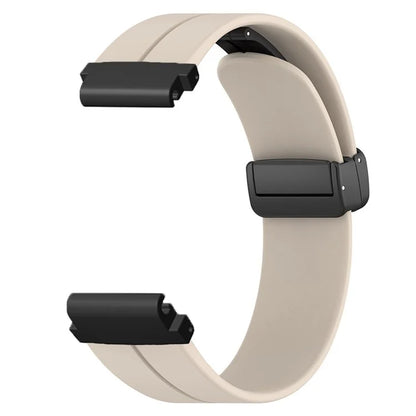 For Garmin Fenix 7 / 6 / 5 / Huami Amazfit Falcon Silicone Watch Band Magnetic Buckle Strap with 22mm PC Connector