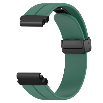 For Garmin Fenix 7 / 6 / 5 / Huami Amazfit Falcon Silicone Watch Band Magnetic Buckle Strap with 22mm PC Connector