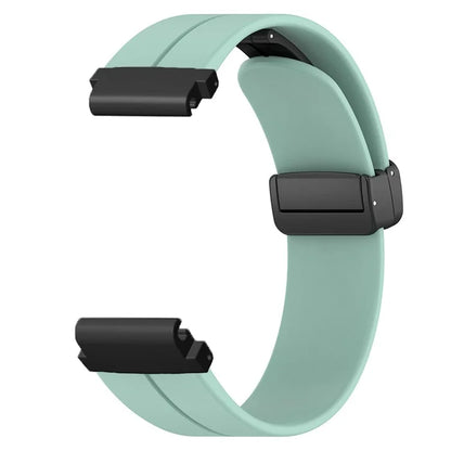 For Garmin Fenix 7S / 7S Solar / 6S / 5S Watch Strap Magnetic Buckle Silicone Band with 20mm PC Connector