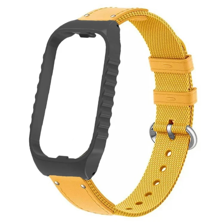 For Xiaomi Smart Band 8 Active / Redmi Smart Band 2 Strap Nylon Canvas Woven Watch Bands