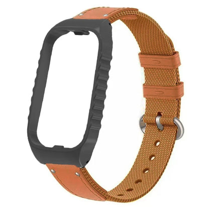 For Xiaomi Smart Band 8 Active / Redmi Smart Band 2 Strap Nylon Canvas Woven Watch Bands