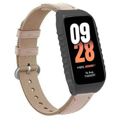 For Xiaomi Smart Band 8 Active / Redmi Smart Band 2 Strap Nylon Canvas Woven Watch Bands