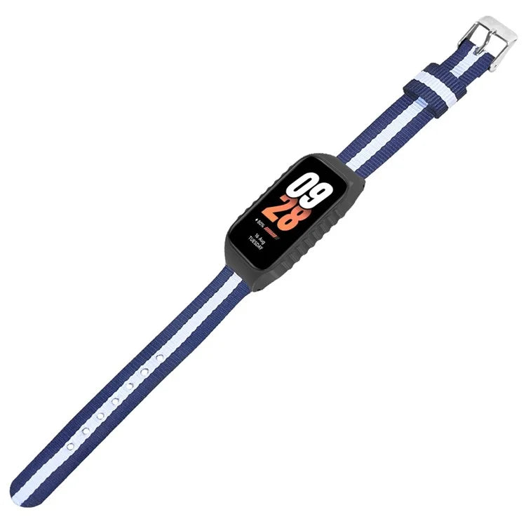 For Xiaomi Smart Band 8 Active / Redmi Smart Band 2 Watch Strap Nylon Wrist Band with Case