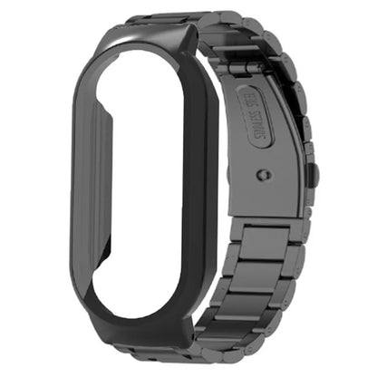 For Xiaomi Smart Band 8 / Band 8 NFC Watch Strap with PC Case+Tempered Glass Screen Protector