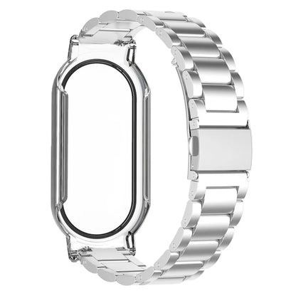 For Xiaomi Smart Band 8 / Band 8 NFC Watch Strap with PC Case+Tempered Glass Screen Protector