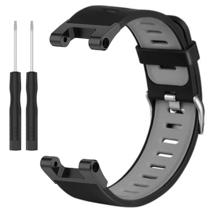 For Huami Amazfit T-Rex / T-Rex Pro Silicone Watch Bands Dual Color Replacement Straps