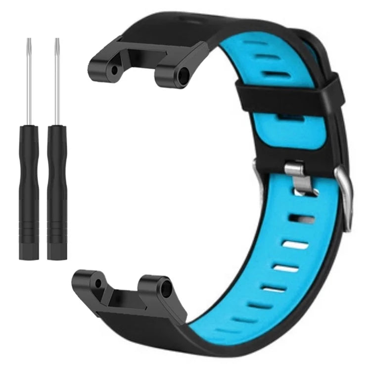 For Huami Amazfit T-Rex / T-Rex Pro Silicone Watch Bands Dual Color Replacement Straps
