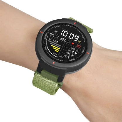 For Huami Amazfit Verge / Verge Lite Nylon Watch Straps Adjustable Watch Bands with Spring Bar