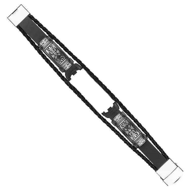 For Xiaomi Smart Band 8 / Band 8 NFC Watch Bands Retro DIY Bracelet with Connector