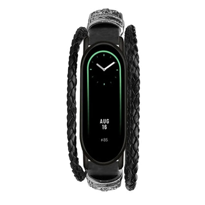 For Xiaomi Smart Band 8 / Band 8 NFC Watch Bands Retro DIY Bracelet with Connector