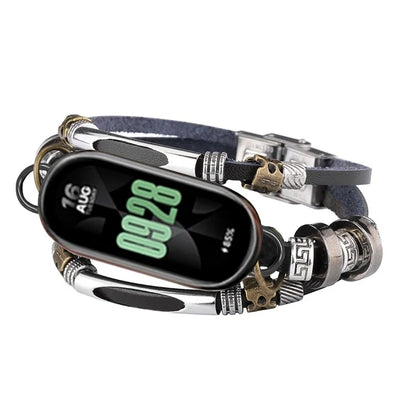 For Xiaomi Smart Band 8 / Band 8 NFC Watch Bands Beaded DIY Retro Bracelet Strap