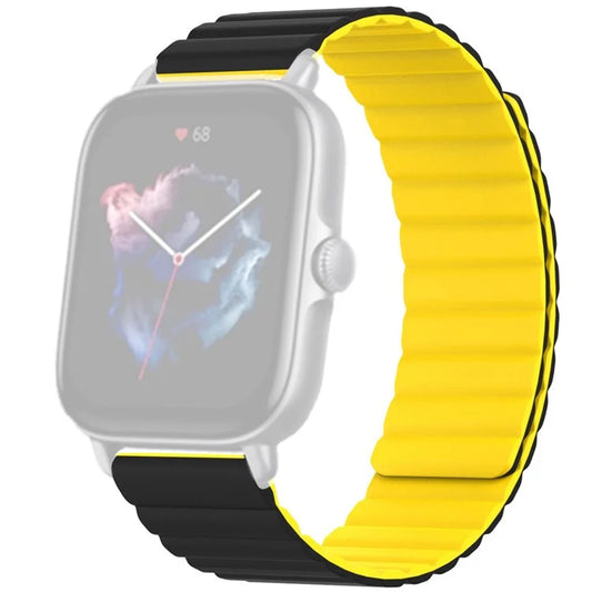 For Huami Amazfit GTS 4 / 3 / 2 / 1 / mini Silicone Watch Strap 20mm Magnetic Sports Band